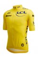 SANTINI Koszulka kolarska z krótkim rękawem - TOUR DE FRANCE 2024 - żółty