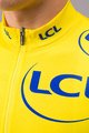 SANTINI Koszulka kolarska z krótkim rękawem - TOUR DE FRANCE 2023 - żółty