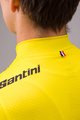 SANTINI Koszulka kolarska z krótkim rękawem - TOUR DE FRANCE 2024 - żółty