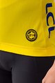 SANTINI Koszulka kolarska z krótkim rękawem - TOUR DE FRANCE 2024 - żółty