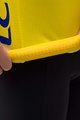 SANTINI Koszulka kolarska z krótkim rękawem - TOUR DE FRANCE 2024 - żółty