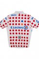 SANTINI Koszulka kolarska z krótkim rękawem - TOUR DE FRANCE 2023 - biały/czerwony