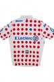 SANTINI Koszulka kolarska z krótkim rękawem - TOUR DE FRANCE - biały/czerwony