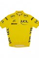 SANTINI Koszulka kolarska z krótkim rękawem - TOUR DE FRANCE 2023 - żółty