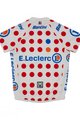 SANTINI Koszulka kolarska z krótkim rękawem - TOUR DE FRANCE 2024 - czerwony/biały