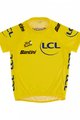 SANTINI Koszulka kolarska z krótkim rękawem - TOUR DE FRANCE 2024 - żółty
