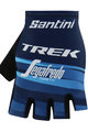 SANTINI Kolarskie rękawiczki z krótkimi palcami - TREK 2019 RACE LADY - czarny/niebieski
