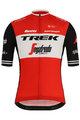 SANTINI Koszulka kolarska z krótkim rękawem - TREK 2019 BLEND - czerwony/biały/czarny