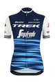 SANTINI Koszulka kolarska z krótkim rękawem - TREK 2019 BLEND LADY - niebieski/biały