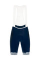 SANTINI Krótkie spodnie kolarskie z szelkami - TREK SEGAFREDO 2020 - niebieski