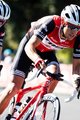 SANTINI Krótkie spodnie kolarskie z szelkami - TREK SEGAFREDO 2020 - niebieski