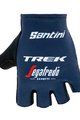 SANTINI Kolarskie rękawiczki z krótkimi palcami - TREK SEGAFREDO 2021 - niebieski