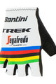 SANTINI Kolarskie rękawiczki z krótkimi palcami - TREK SEGAFREDO 2020 - biały/kolorowy
