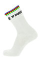 SANTINI Kolarskie klasyczne skarpetki - TREK SEGAFREDO 2020 - biały