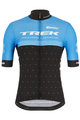 SANTINI Koszulka kolarska z krótkim rękawem - TREK CXC 2020 - jasnoniebieski/czarny