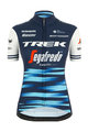SANTINI Koszulka kolarska z krótkim rękawem - TREK 2020 LADY - biały/niebieski