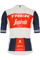 SANTINI Koszulka kolarska z krótkim rękawem - TREK SEGAFREDO 2020 - biały/niebieski/czerwony
