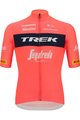 SANTINI Koszulka kolarska z krótkim rękawem - TREK SEGAFREDO 2022 FAN LINE - różowy