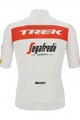 SANTINI Koszulka kolarska z krótkim rękawem - TREK SEGAFREDO 2022 FAN LINE - czerwony/biały