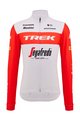 SANTINI Zimowa koszulka kolarska z długim rękawem - TREK SEGAFREDO 2023 WINTER - czerwony/biały
