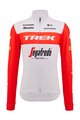 SANTINI Zimowa koszulka kolarska z długim rękawem - TREK SEGAFREDO 2023 WINTER - czerwony/biały