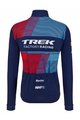 SANTINI Zimowa koszulka kolarska z długim rękawem - TREK 2023 FACTORY RACING WINTER - niebieski