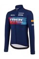 SANTINI Zimowa koszulka kolarska z długim rękawem - TREK 2023 FACTORY RACING WINTER - niebieski
