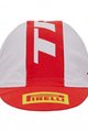 SANTINI Czapka kolarska - TREK SEGAFREDO 2023 - biały/czerwony