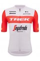 SANTINI Koszulka kolarska z krótkim rękawem - TREK SEGAFREDO 2023 FAN LINE - czerwony/biały