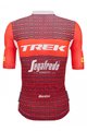 SANTINI Koszulka kolarska z krótkim rękawem - TREK SEGAFREDO 2023 ORIGINAL - czerwony/biały
