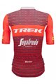 SANTINI Koszulka kolarska z krótkim rękawem - TREK SEGAFREDO 2023 ORIGINAL - czerwony/biały