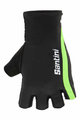 SANTINI Kolarskie rękawiczki z krótkimi palcami - X IRONMAN VIS - czarny/zielony