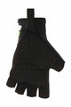 SANTINI Kolarskie rękawiczki z krótkimi palcami - X IRONMAN VIS - czarny/zielony