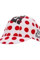 SANTINI Czapka kolarska - TOUR DE FRANCE 2024 - czerwony/biały