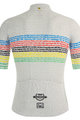 SANTINI Koszulka kolarska z krótkim rękawem - UCI WORLD CHAMP 100 - biały/tęczowy