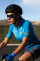 SANTINI Koszulka kolarska z krótkim rękawem - UCI WORLD ECO LADY - jasnoniebieski