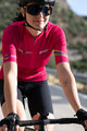 SANTINI Koszulka kolarska z krótkim rękawem - UCI WORLD ECO LADY - cyklamen