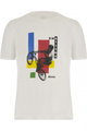 SANTINI Kolarska koszulka z krótkim rękawem - BMX UCI OFFICIAL - biały