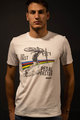 SANTINI Kolarska koszulka z krótkim rękawem - CX UCI OFFICIAL - biały