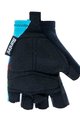 SANTINI Kolarskie rękawiczki z krótkimi palcami - UCI RAINBOW - jasnoniebieski