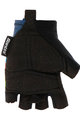 SANTINI Kolarskie rękawiczki z krótkimi palcami - UCI RAINBOW - niebieski