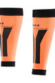 SIX2 Kolarskie ochraniacze do kolan - CALF - pomarańczowy/czarny