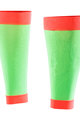 SIX2 Kolarskie ochraniacze do kolan - CALF - czerwony/zielony