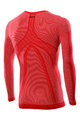 SIX2 Kolarska koszulka z długim rękawem - TS2 - czerwony