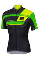 SPORTFUL Koszulka kolarska z krótkim rękawem - GRUPPETTO PRO TEAM - zielony/czarny