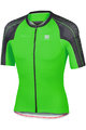 SPORTFUL Koszulka kolarska z krótkim rękawem - BODYFIT SPEEDSKIN - zielony/czarny