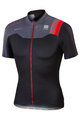 SPORTFUL Koszulka kolarska z krótkim rękawem - BODYFIT PRO TEAM - czarny/szary