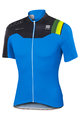 SPORTFUL Koszulka kolarska z krótkim rękawem - BODYFIT PRO TEAM - czarny/niebieski