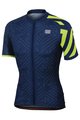 SPORTFUL Koszulka kolarska z krótkim rękawem - PRISM - niebieski/żółty