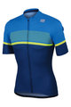 SPORTFUL Koszulka kolarska z krótkim rękawem - FREQUENCE - niebieski/żółty